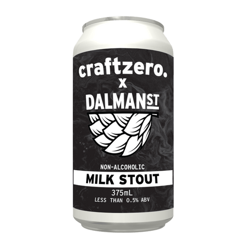 Craftzero x Dalman Street Milk Stout Non-Alcoholic 375ml - Dalman Street - Craftzero