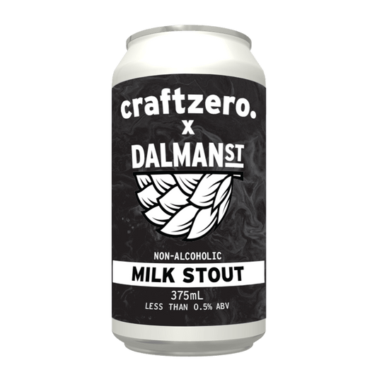 Craftzero x Dalman Street Milk Stout Non-Alcoholic 375ml - Dalman Street - Craftzero