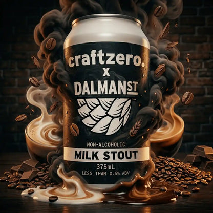 Craftzero x Dalman Street Milk Stout Non-Alcoholic 375ml - Dalman Street - Craftzero