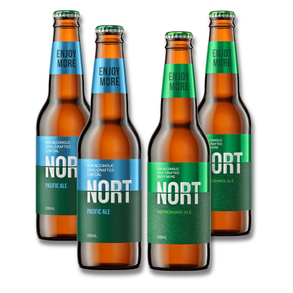 Nort Refreshing Ale & Pacific Ale Alcohol Free Duo (24 Bottles) - Modus Brewing - Craftzero