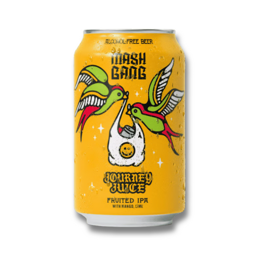 Mash Gang Journey Juice Fruited Non Alcoholic Hazy IPA 330ml