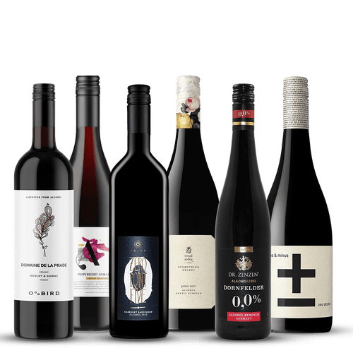 Crimson Elegance: Non-Alcoholic Red Wine Collection (6 Pack) - Craftzero - Craftzero