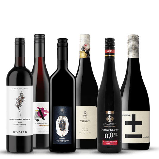 Crimson Elegance: Non-Alcoholic Red Wine Collection (6 Pack) - Craftzero - Craftzero