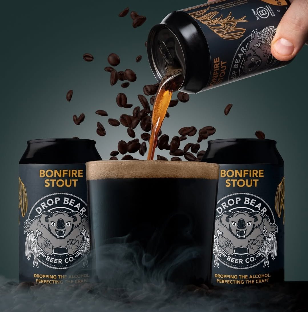 Drop Bear 0.5% Bonfire Stout 330ml - Drop Bear - Craftzero
