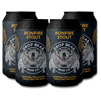 Drop Bear 0.5% Bonfire Stout 330ml - Drop Bear - Craftzero