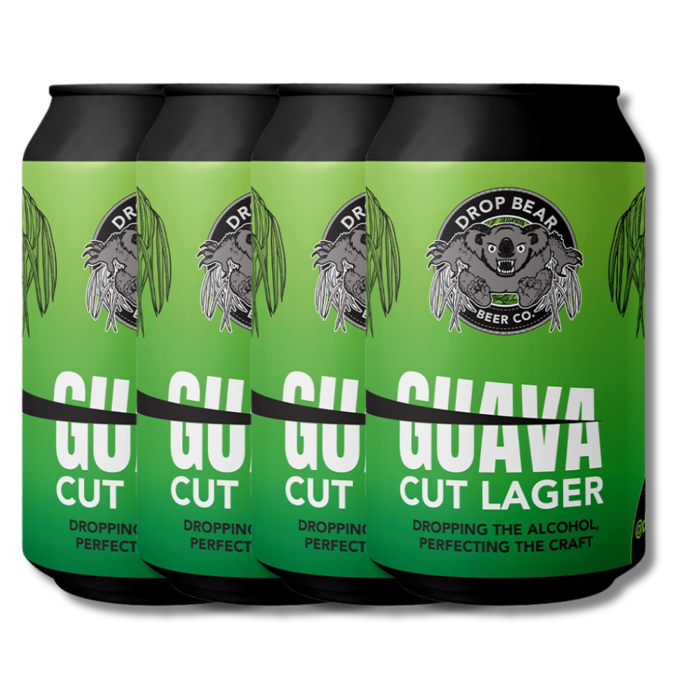 Drop Bear Non-Alcoholic Guava Cut Lager 330ml - Drop Bear - Craftzero