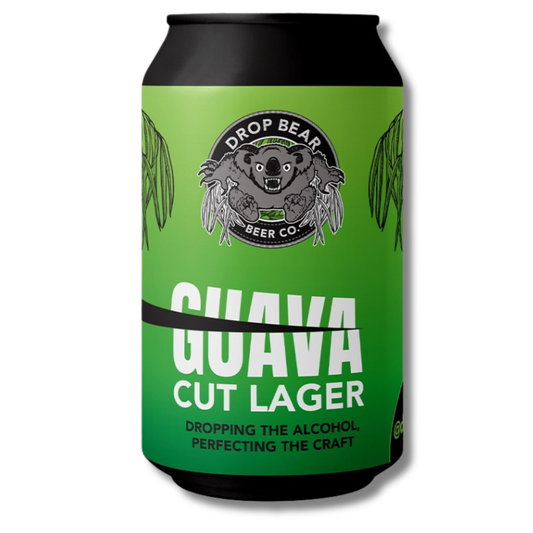 Drop Bear Non-Alcoholic Guava Cut Lager 330ml ***BBD 08/26*** - Drop Bear - Craftzero