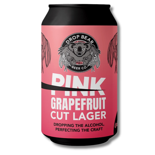 Drop Bear Non-Alcoholic Pink Grapefruit Cut Lager 330ml - Drop Bear - Craftzero