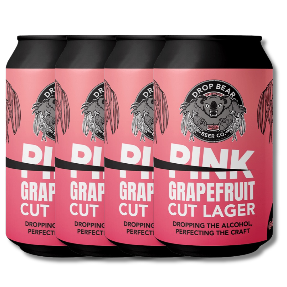 Drop Bear Non-Alcoholic Pink Grapefruit Cut Lager 330ml - Drop Bear - Craftzero