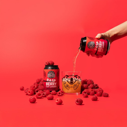 Drop Bear Non-Alcoholic Raspberry Cut Lager 330ml - Drop Bear - Craftzero