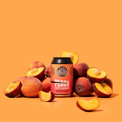 Drop Bear Non-Alcoholic Peach Cut Lager 330ml - Drop Bear - Craftzero
