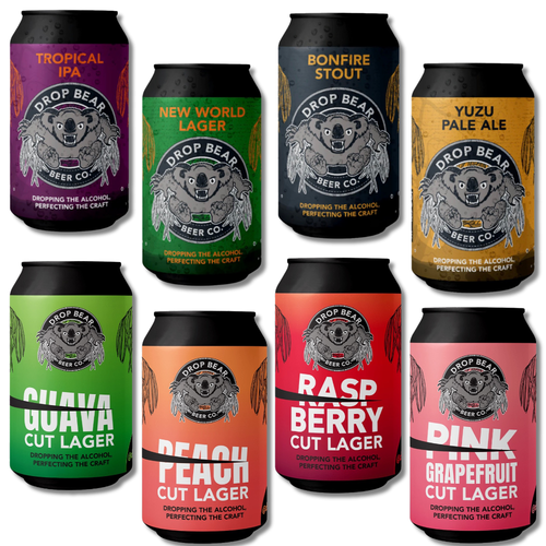 Drop Bear Non-Alcoholic Ultimate Mixed Pack 330ml (32 Pack) - Drop Bear - Craftzero