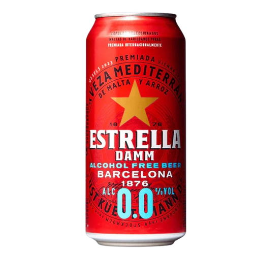 Estrella Damm Alcohol Free Beer 440ml - Estrella Damm - Craftzero