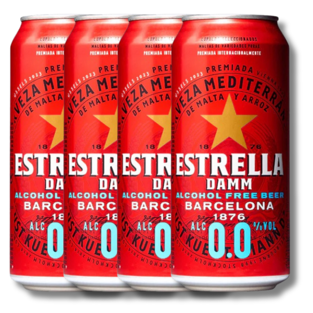Estrella Damm Alcohol Free Beer 440ml - Estrella Damm - Craftzero