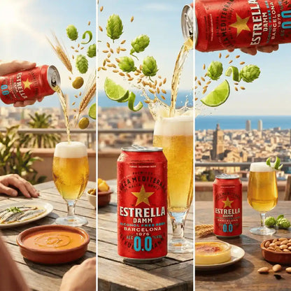 Estrella Damm Alcohol Free Beer 440ml - Estrella Damm - Craftzero