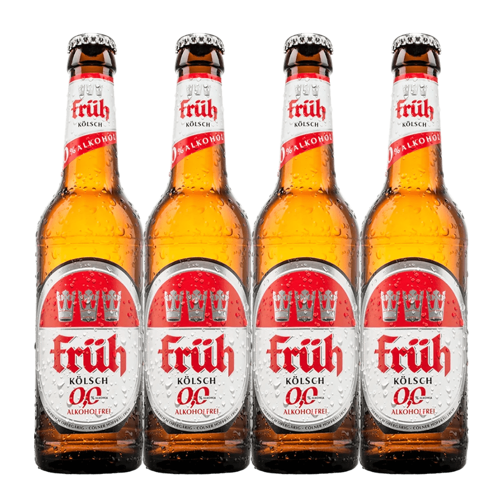 Früh Kölsch 0.0 Beer 330mL (Germany) - Früh Brewery - Craftzero