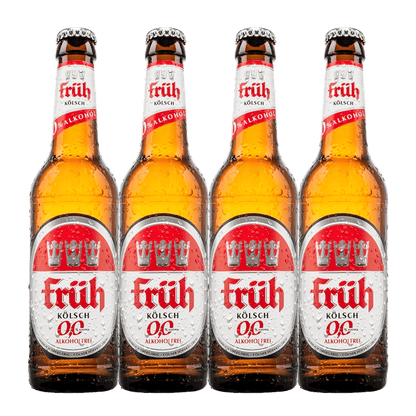 Früh Kölsch 0.0 Beer 330mL (Germany) - Früh Brewery - Craftzero
