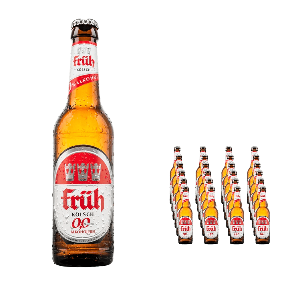 Früh Kölsch 0.0 Beer 330mL (Germany) - Früh Brewery - Craftzero