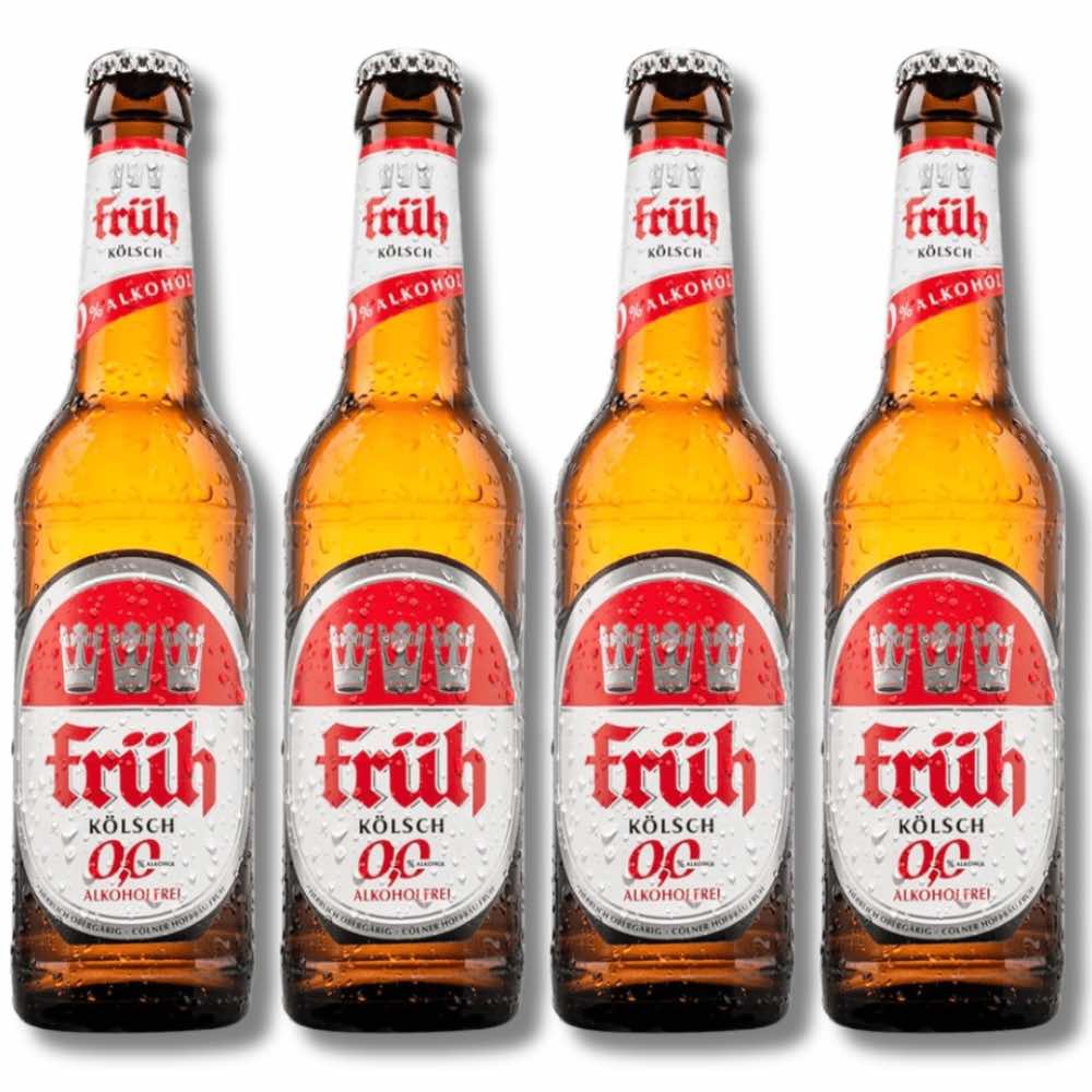 Früh Kölsch 0.0 Beer 330ml (Germany) - Früh Brewery - Craftzero