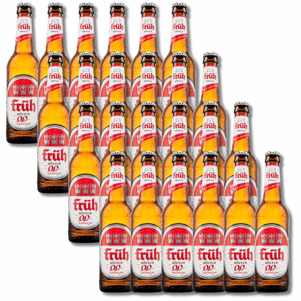Früh Kölsch 0.0 Beer 330ml (Germany) - Früh Brewery - Craftzero