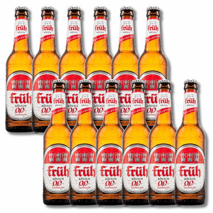 Früh Kölsch 0.0 Beer 330ml (Germany) - Früh Brewery - Craftzero