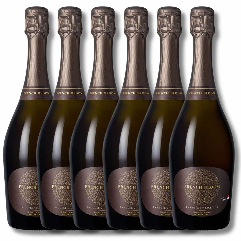French Bloom La Cuvée Blanc de Blancs Vintage 2023 Alcohol Free Sparkling 750ml + FREE TOTE BAG - French Bloom - Craftzero