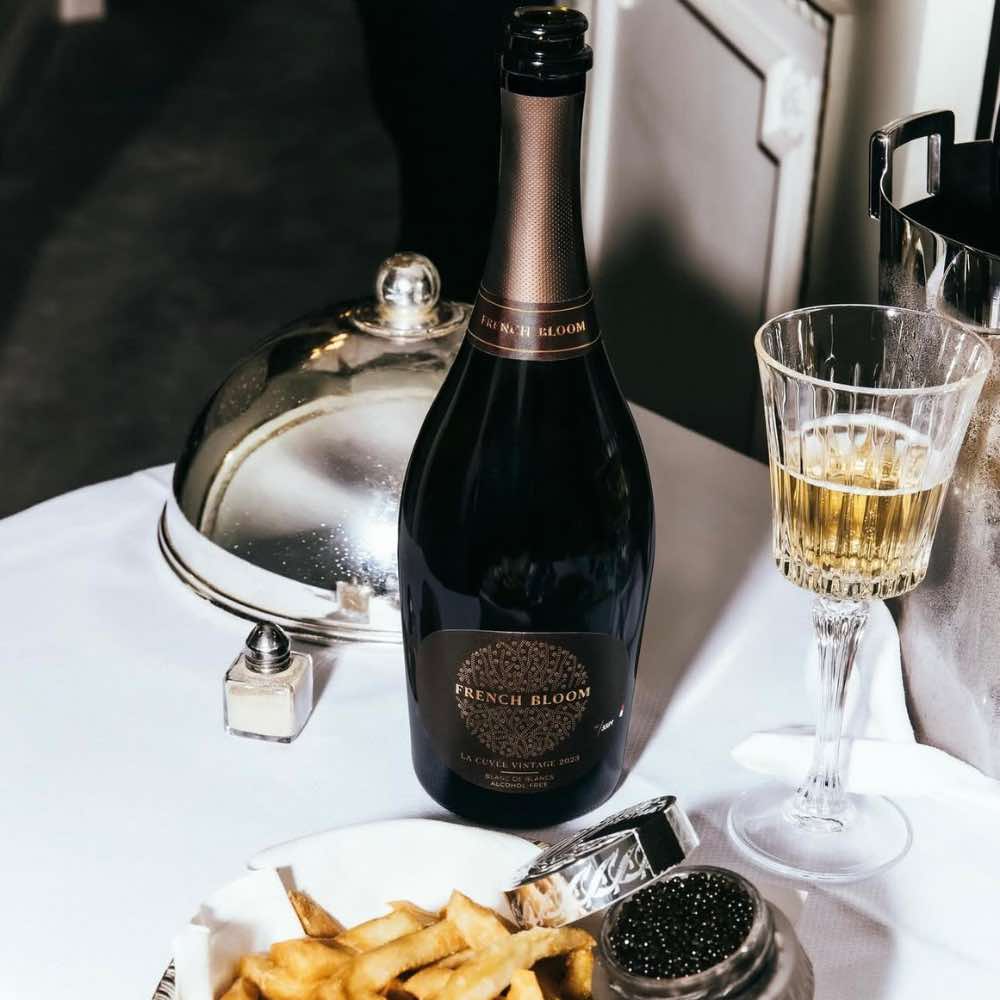French Bloom La Cuvée Blanc de Blancs Vintage 2023 Alcohol Free Sparkling 750ml + FREE TOTE BAG - French Bloom - Craftzero