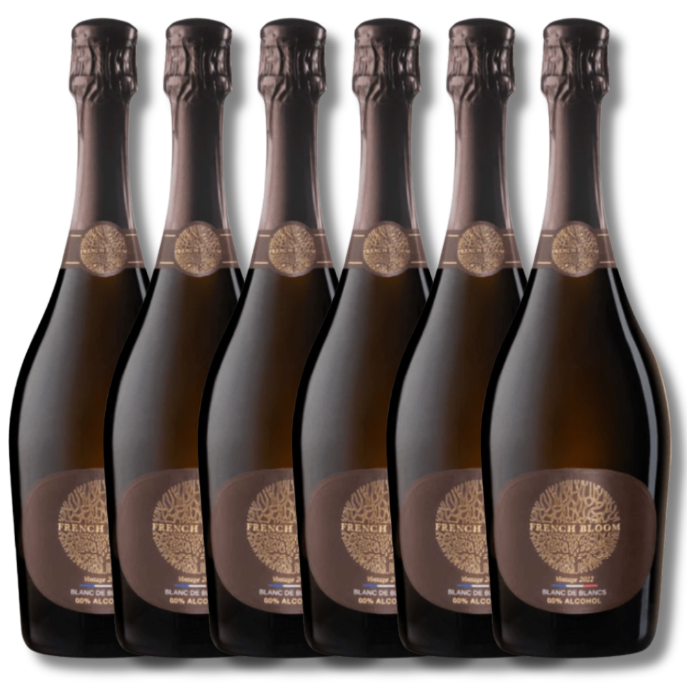 French Bloom La Cuvee Blanc de Blancs Vintage 2022 Alcohol Free Sparkling 750ml + FREE TOTE BAG - French Bloom - Craftzero