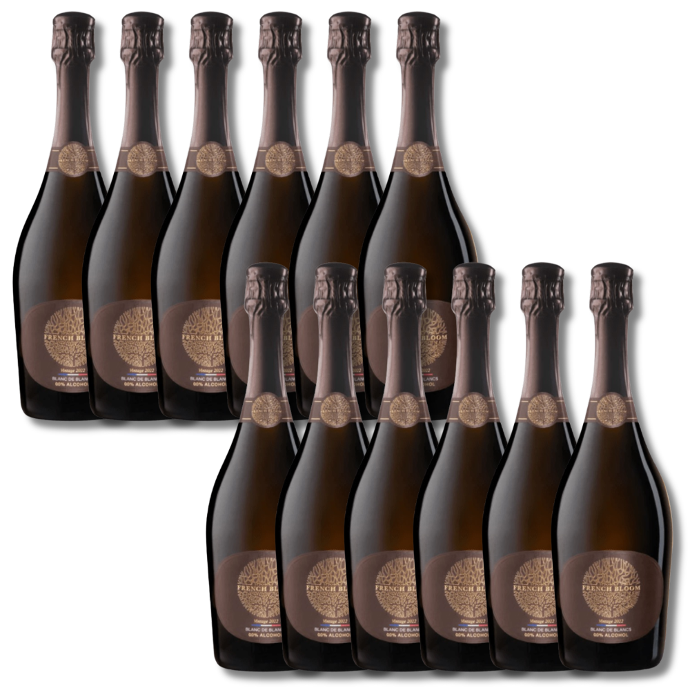 French Bloom La Cuvee Blanc de Blancs Vintage 2022 Alcohol Free Sparkling 750ml + FREE TOTE BAG - French Bloom - Craftzero