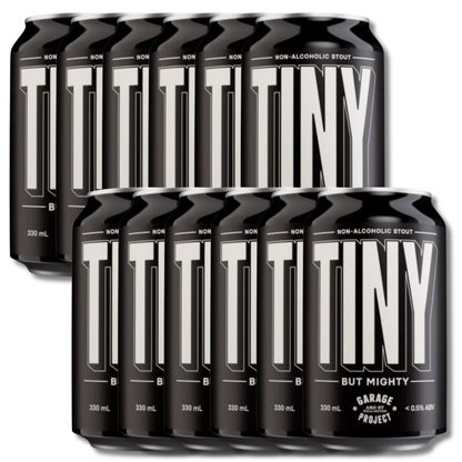 Garage Project Tiny Non-Alcoholic Day & Night Stout 330ml - Garage Project - Craftzero