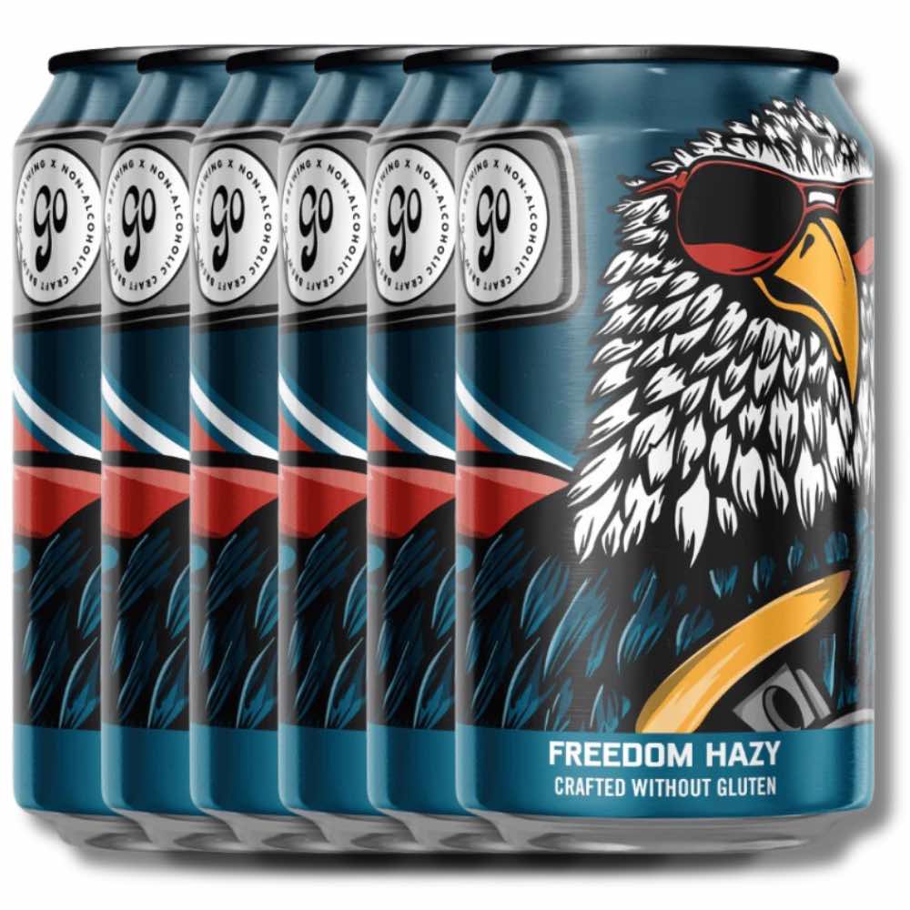 Go Brewing "Freedom" Low Gluten Hazy IPA 355ml - Go Brewing - Craftzero