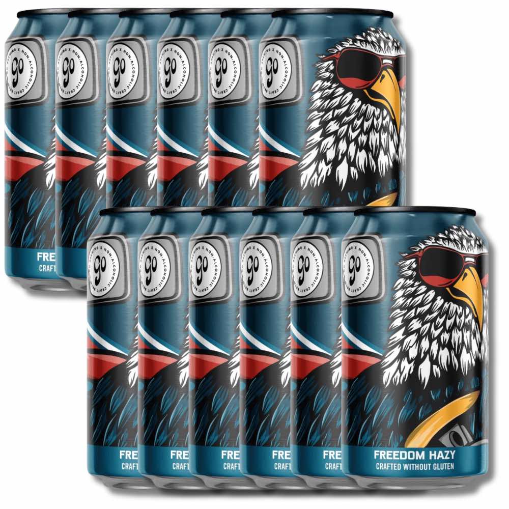 Go Brewing "Freedom" Low Gluten Hazy IPA 355ml - Go Brewing - Craftzero