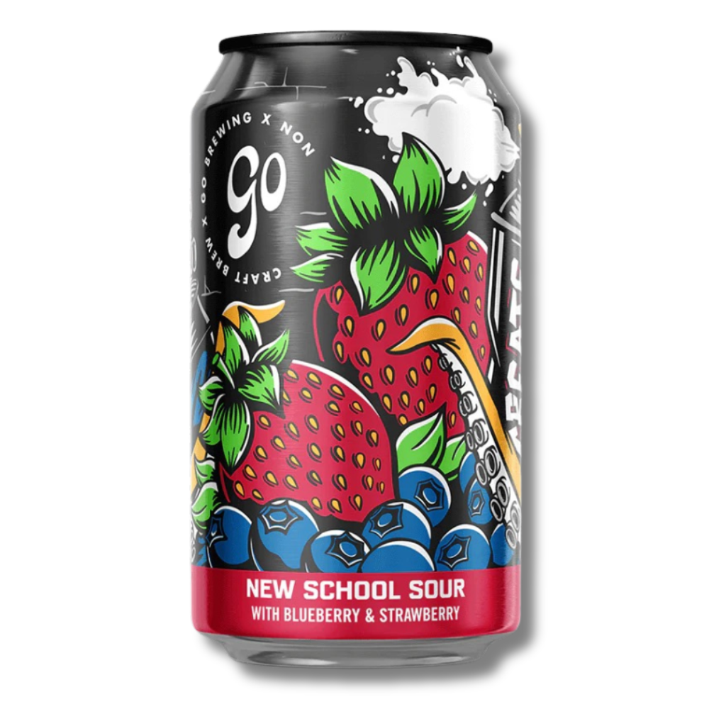Go Brewing "New School" Sour Berry 355ml - Go Brewing - Craftzero