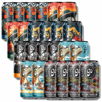 Go Brewing Non-Alcoholic Beer Bundle (24 x 355ml) - Go Brewing - Craftzero