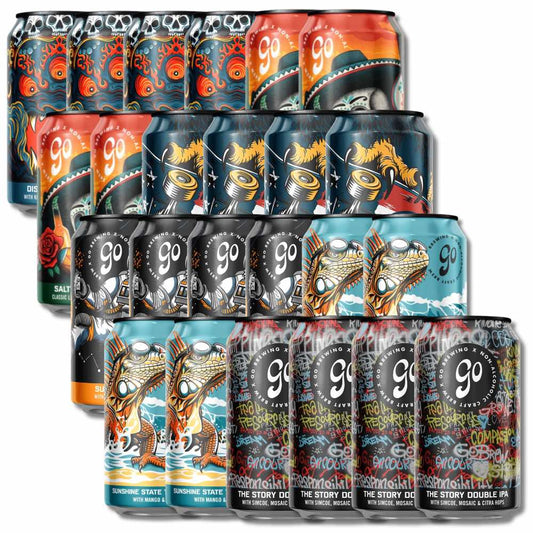 Go Brewing Non-Alcoholic Beer Bundle (24 x 355ml) - Go Brewing - Craftzero