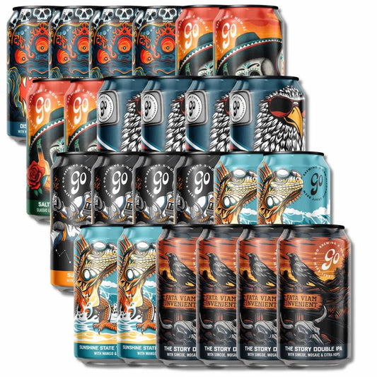 Go Brewing Non-Alcoholic Beer Bundle (24 x 355ml) - Go Brewing - Craftzero