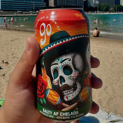 Go Brewing Salty Lime Alcohol Free Chelada 355ml - Go Brewing - Craftzero