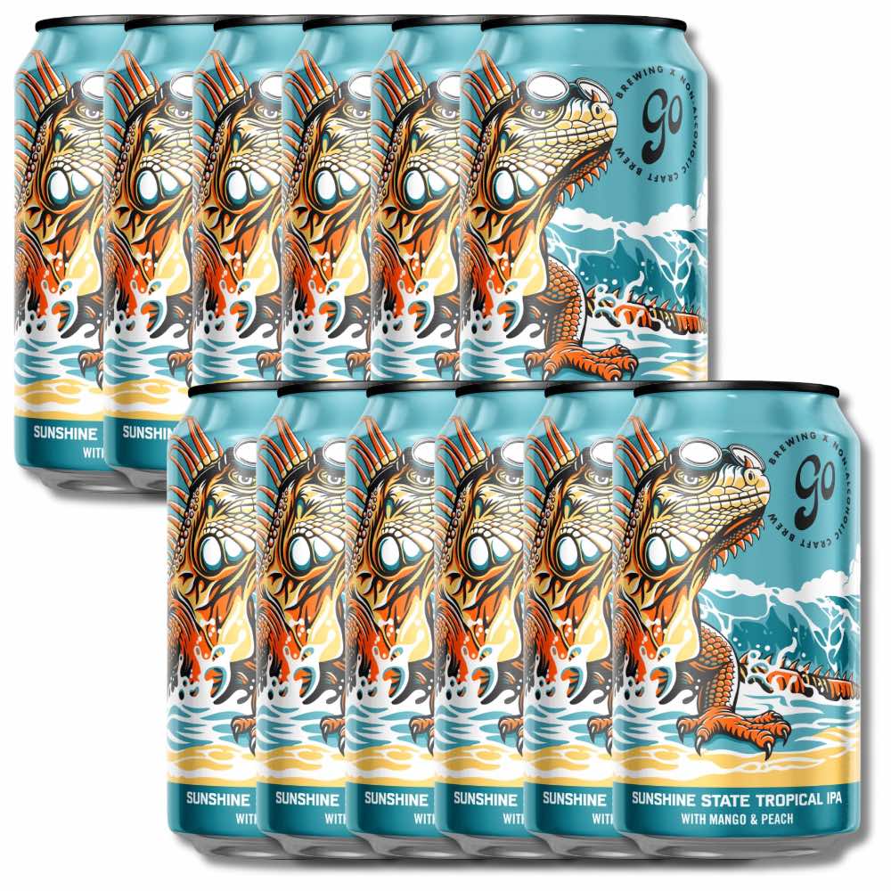Go Brewing "Sunshine State" Tropical IPA 355ml - Go Brewing - Craftzero