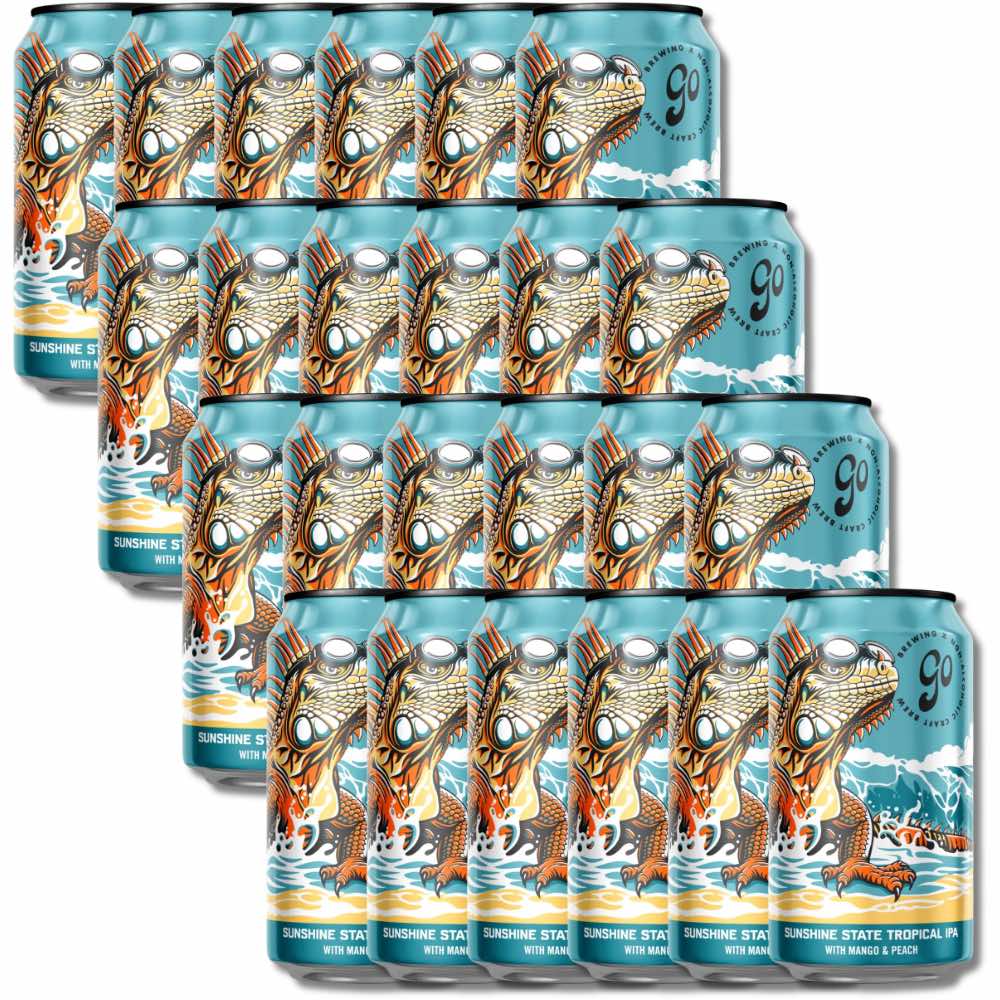 Go Brewing "Sunshine State" Tropical IPA 355ml - Go Brewing - Craftzero
