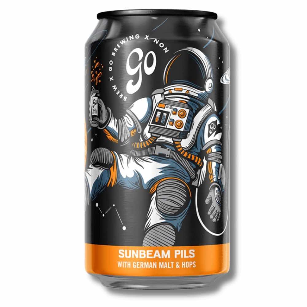 Go Brewing "Suspended In A Sunbeam" Pils 355ml - Go Brewing - Craftzero