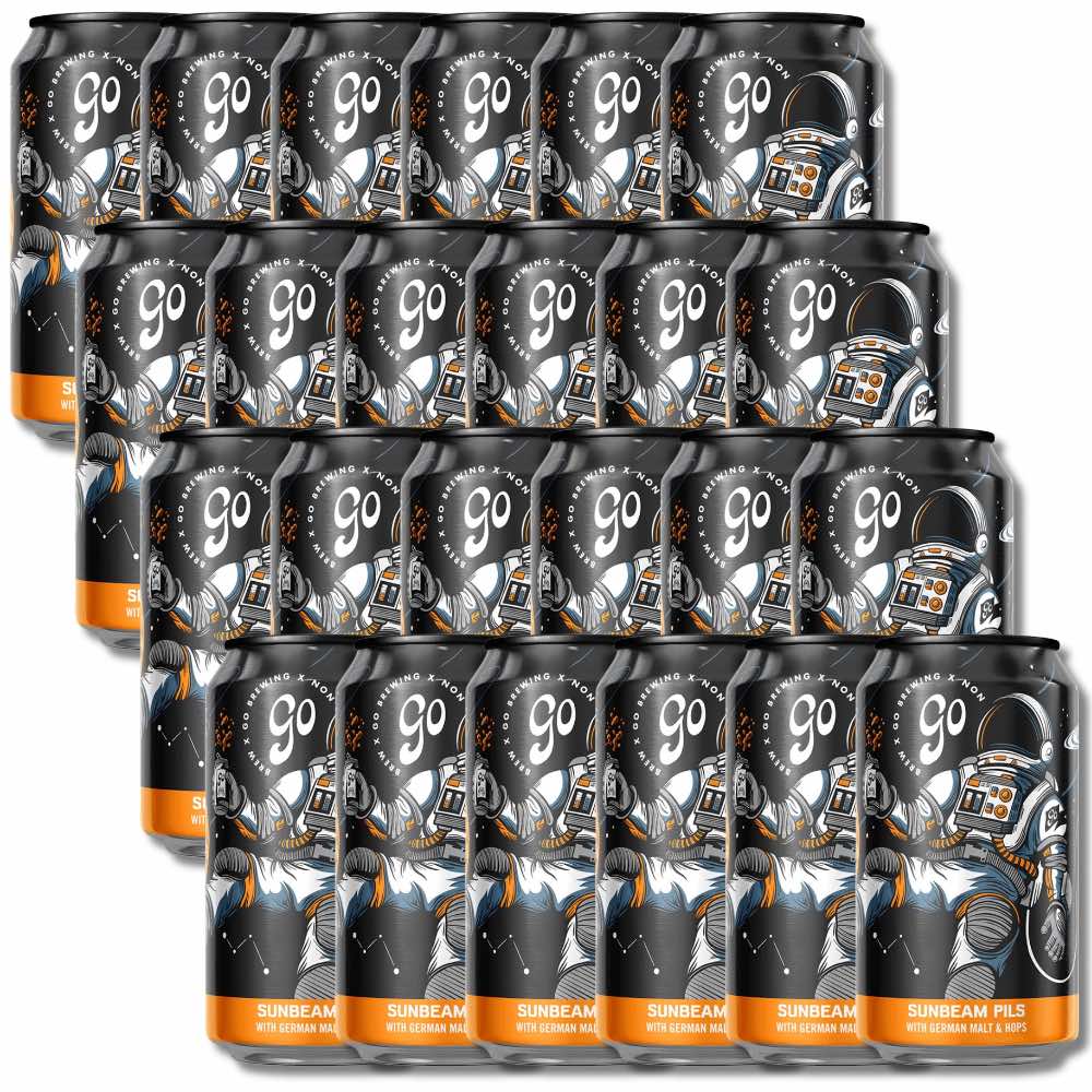 Go Brewing "Suspended In A Sunbeam" Pils 355ml - Go Brewing - Craftzero