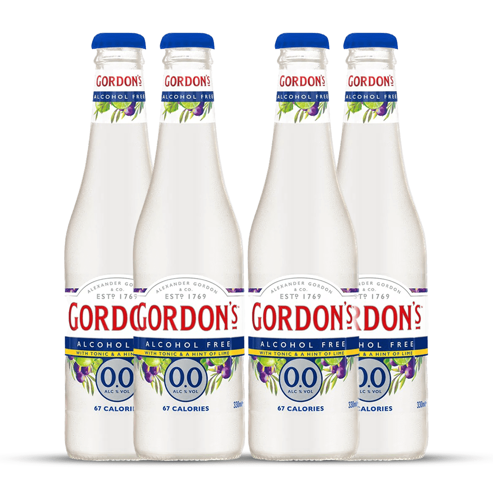 Gordons Alcohol Free Gin With Tonic And Lime 330mL - Gordons - Craftzero