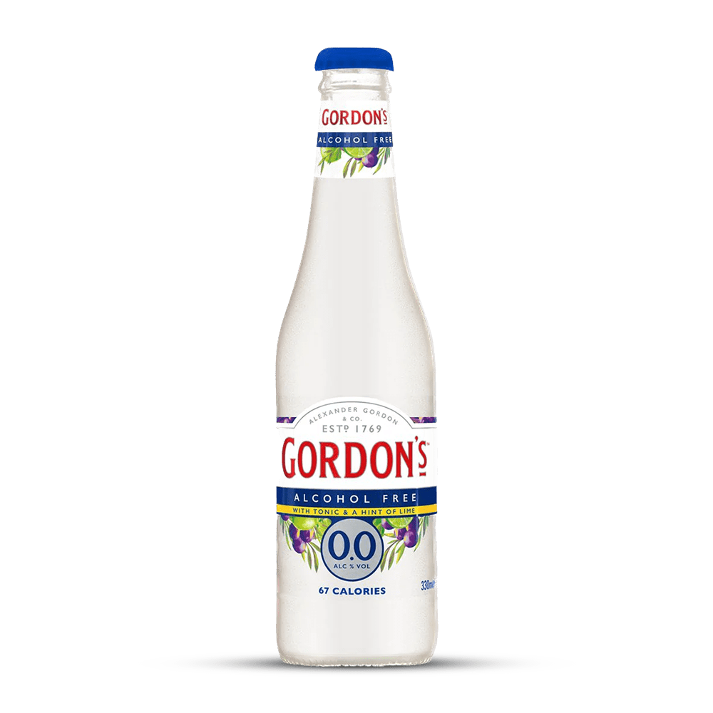 Gordons Alcohol Free Gin With Tonic And Lime 330mL - Gordons - Craftzero
