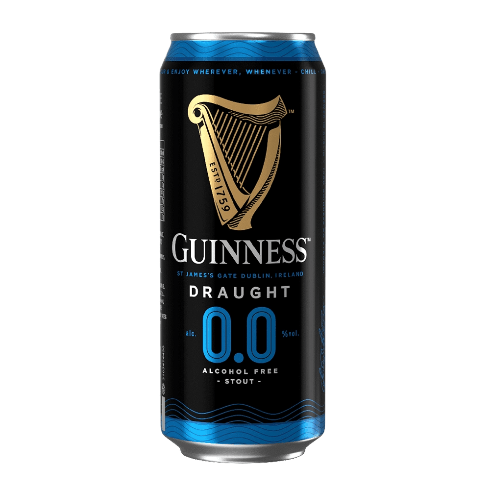 Guinness Draught 0.0 Non-Alcoholic Stout 440mL - Guinness - Craftzero