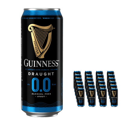 Guinness Draught 0.0 Non-Alcoholic Stout 440mL - Guinness - Craftzero
