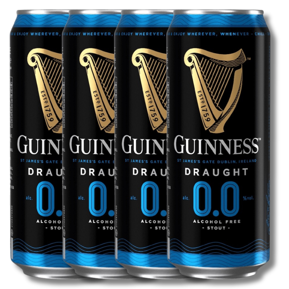 Guinness Draught 0.0 Non-Alcoholic Stout 440ml - Guinness - Craftzero