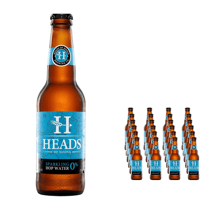 Heads of Noosa Sparkling Hop Water 330ml - Hop Valley - Craftzero