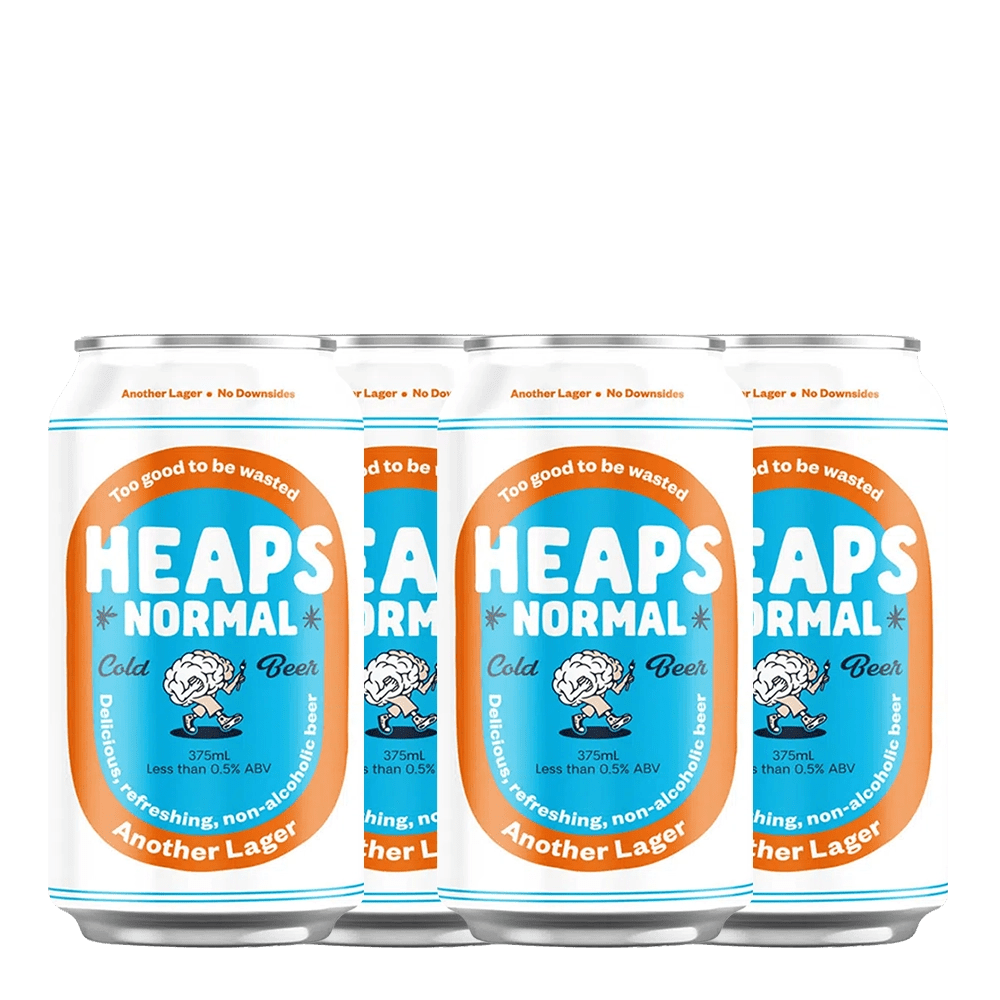 Heaps Normal Another Lager Non-Alcoholic 375ml - Heaps Normal - Craftzero