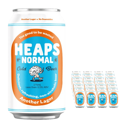 Heaps Normal Another Lager Non-Alcoholic 375ml - Heaps Normal - Craftzero