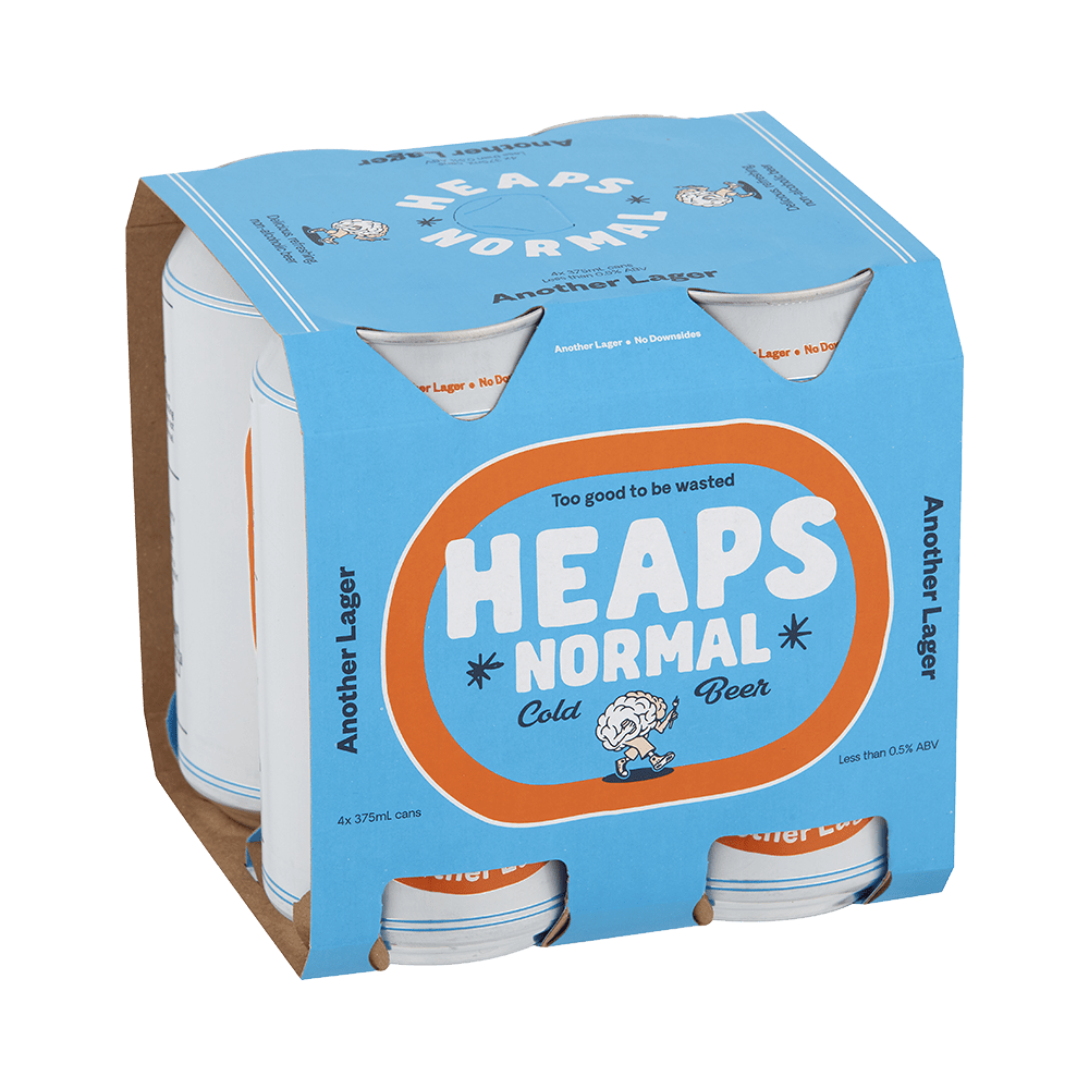 Heaps Normal Another Lager Non-Alcoholic 375ml - Heaps Normal - Craftzero